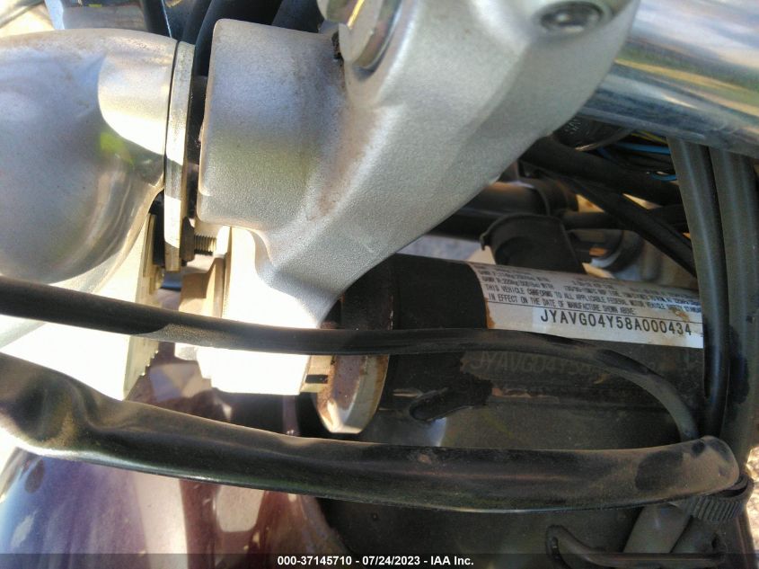 2008 YAMAHA XV250 JYAVG04Y58A000434