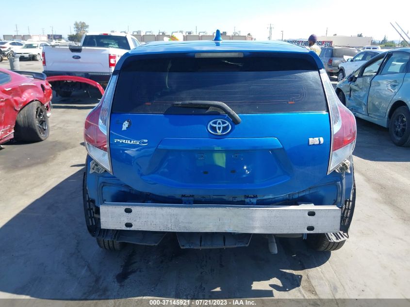 2016 TOYOTA PRIUS C ONE/TWO/THREE/FOUR - JTDKDTB30G1138339