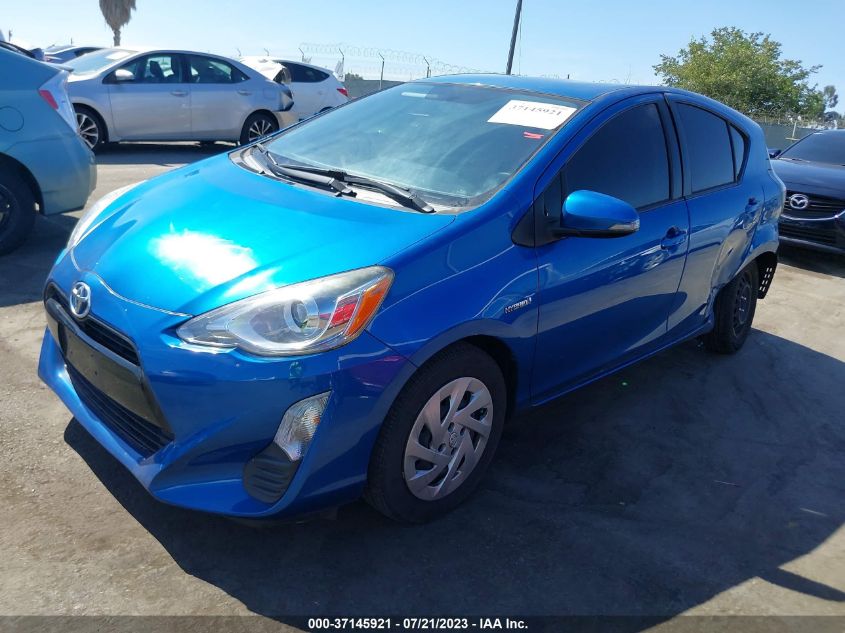 2016 TOYOTA PRIUS C ONE/TWO/THREE/FOUR - JTDKDTB30G1138339
