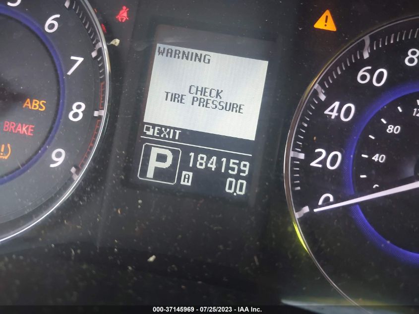 2013 INFINITI FX37 JN8CS1MW3DM171212