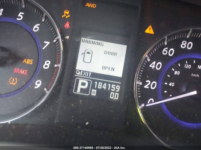2013 INFINITI FX37 JN8CS1MW3DM171212