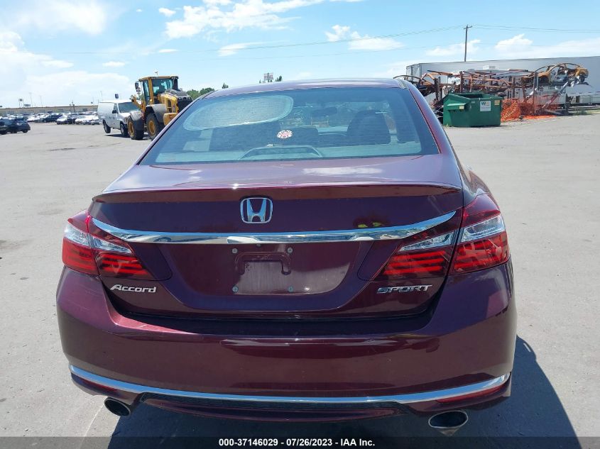 2017 HONDA ACCORD SEDAN SPORT - 1HGCR2F54HA279980