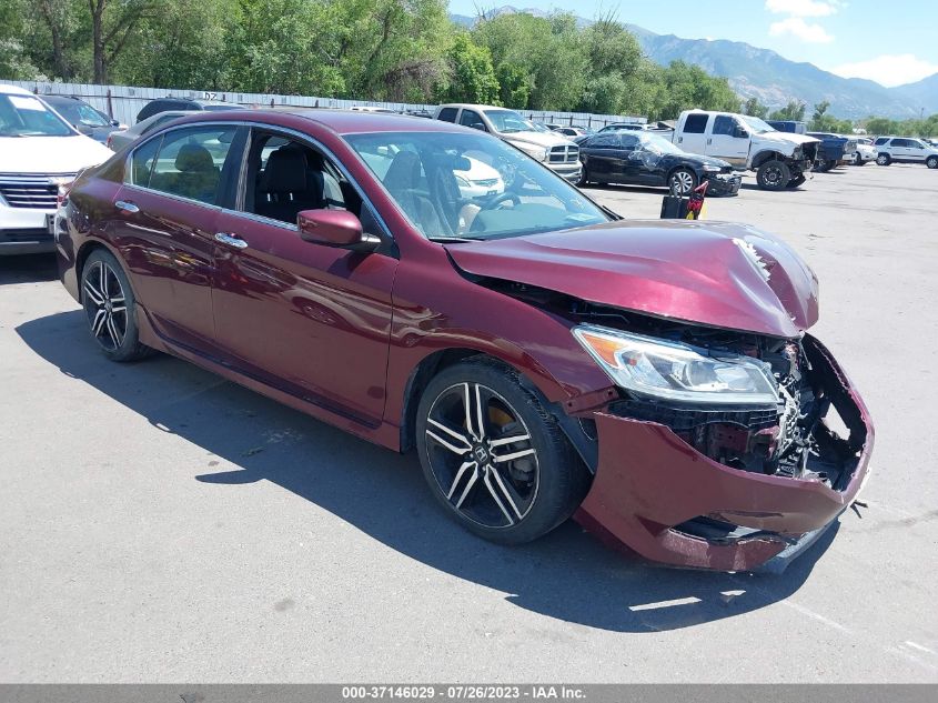 2017 HONDA ACCORD SEDAN SPORT - 1HGCR2F54HA279980