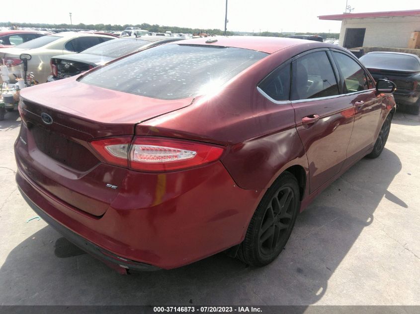 2014 FORD FUSION SE - 3FA6P0H75ER391134