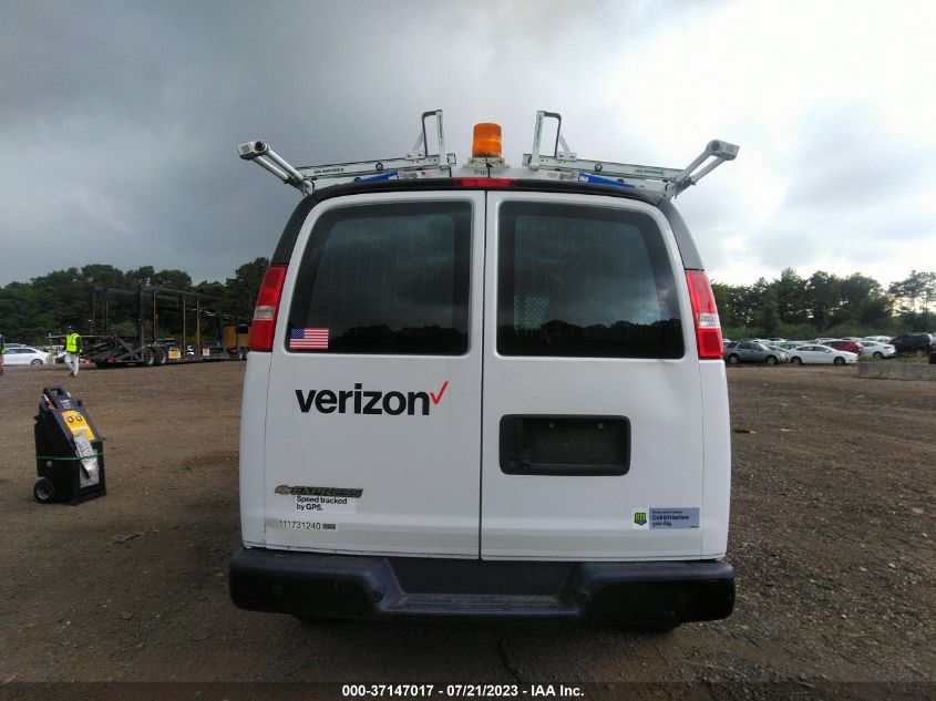 2017 CHEVROLET EXPRESS CARGO VAN - 1GCWGAFF2H1349514