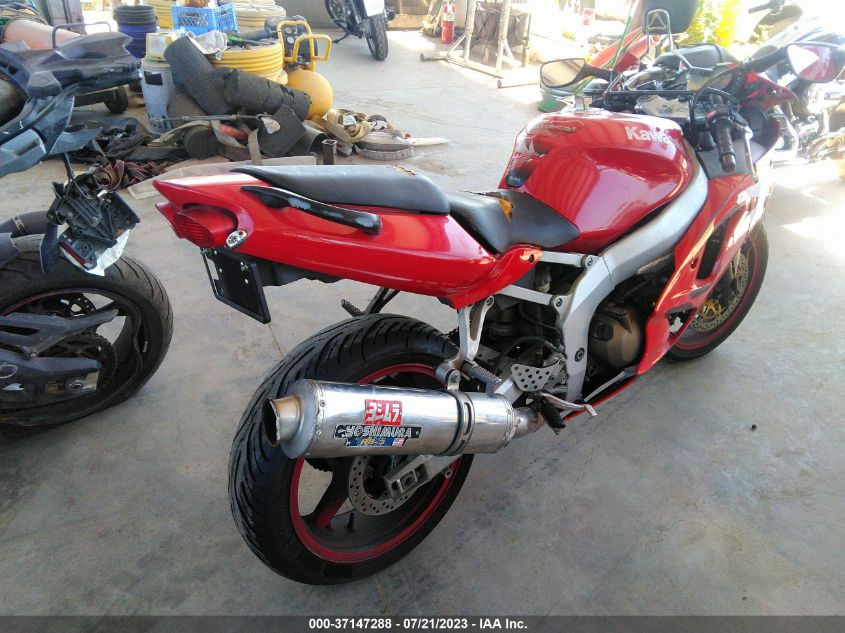 2000 KAWASAKI ZX600 J1 JKAZX4J10YA014269