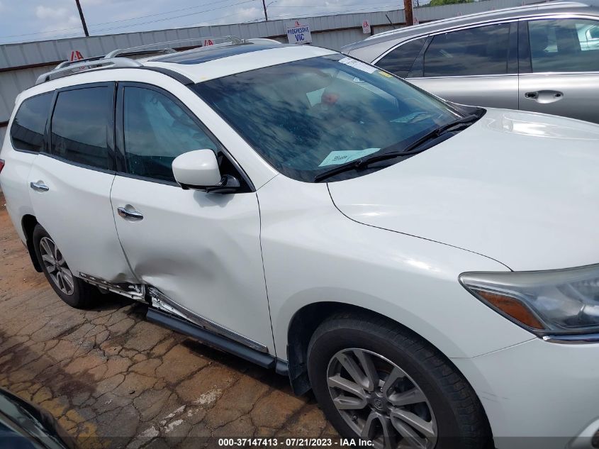 2016 NISSAN PATHFINDER SL - 5N1AR2MN6GC604734