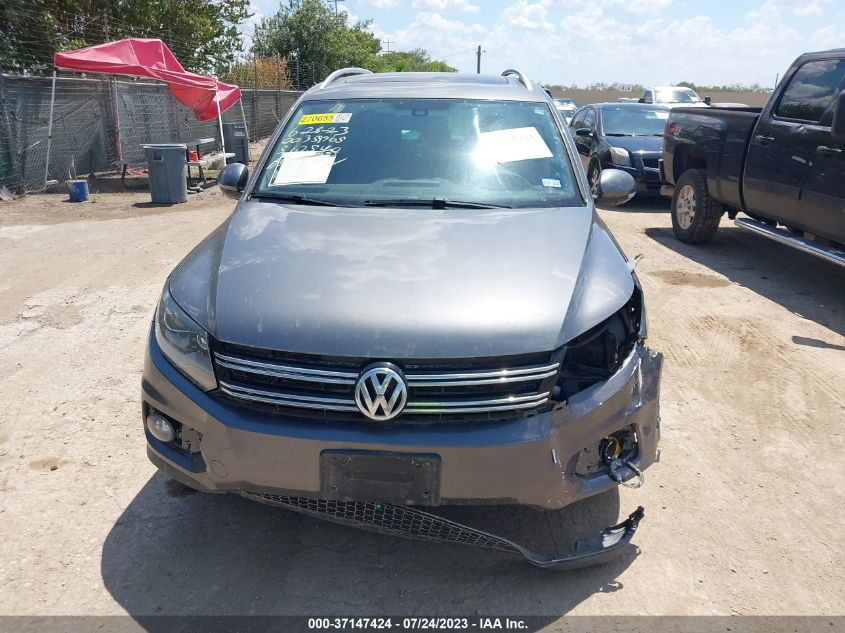 2016 VOLKSWAGEN TIGUAN SE - WVGBV7AXXGW562540