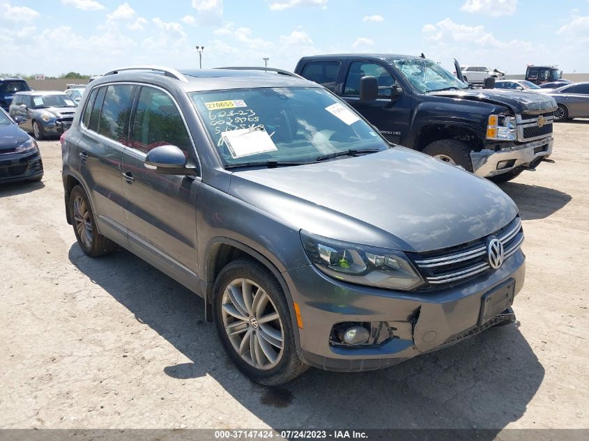 2016 VOLKSWAGEN TIGUAN SE - WVGBV7AXXGW562540