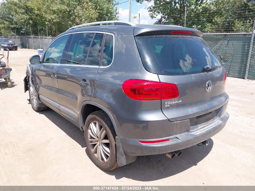 2016 VOLKSWAGEN TIGUAN SE - WVGBV7AXXGW562540