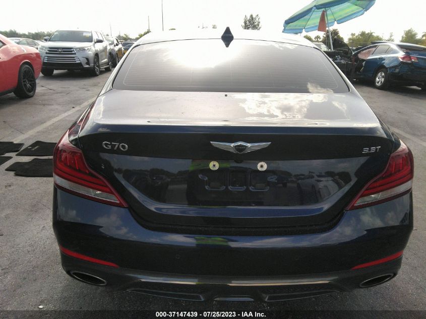 2020 GENESIS G70 3.3T KMTG34LEXLU050763