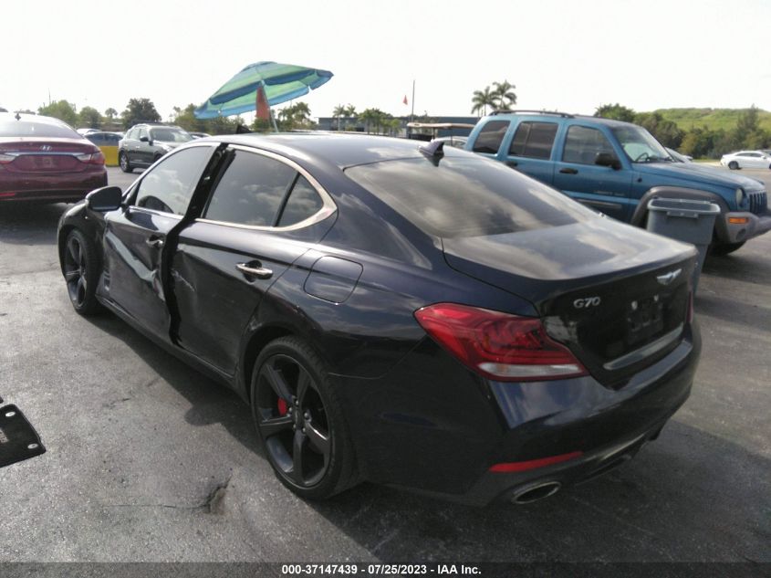 2020 GENESIS G70 3.3T KMTG34LEXLU050763