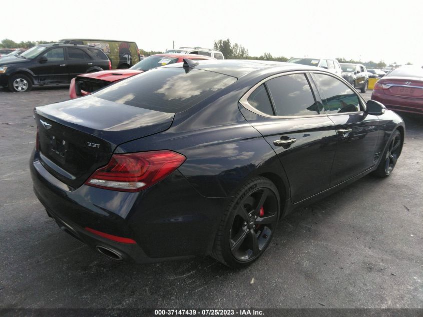 2020 GENESIS G70 3.3T KMTG34LEXLU050763