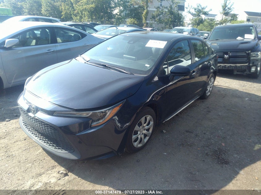 VIN 5YFEPMAE1MP167451 2021 TOYOTA COROLLA LE