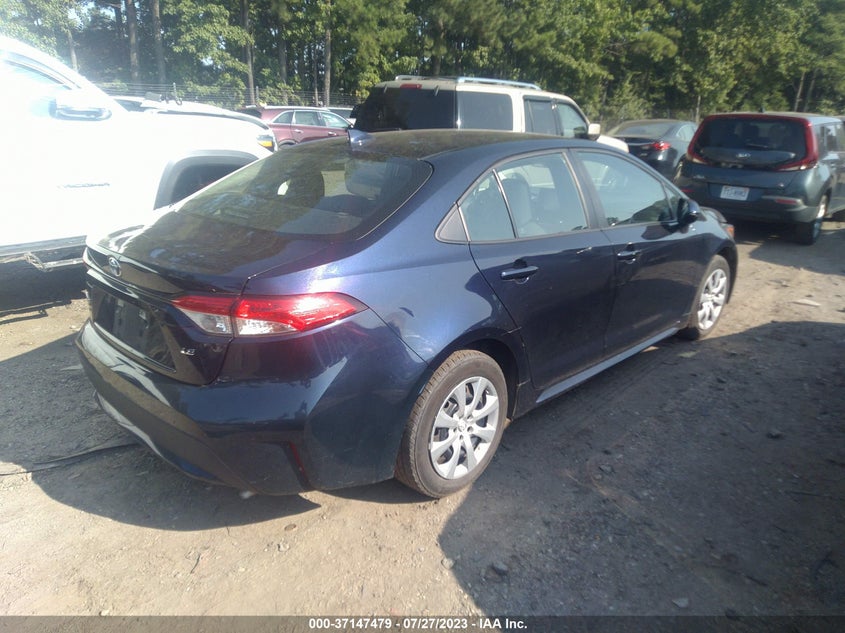 VIN 5YFEPMAE1MP167451 2021 TOYOTA COROLLA LE