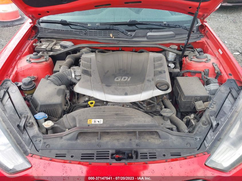 2013 HYUNDAI GENESIS COUPE 3.8 TRACK KMHHU6KJ0DU091135