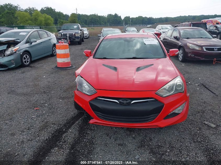 2013 HYUNDAI GENESIS COUPE 3.8 TRACK KMHHU6KJ0DU091135