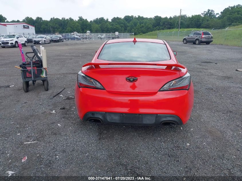 2013 HYUNDAI GENESIS COUPE 3.8 TRACK KMHHU6KJ0DU091135