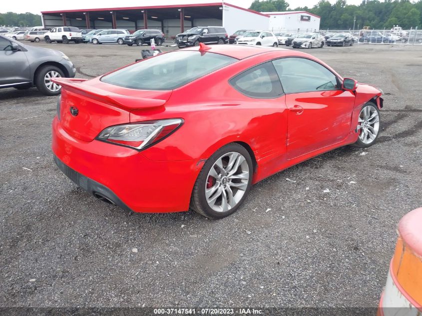 2013 HYUNDAI GENESIS COUPE 3.8 TRACK KMHHU6KJ0DU091135