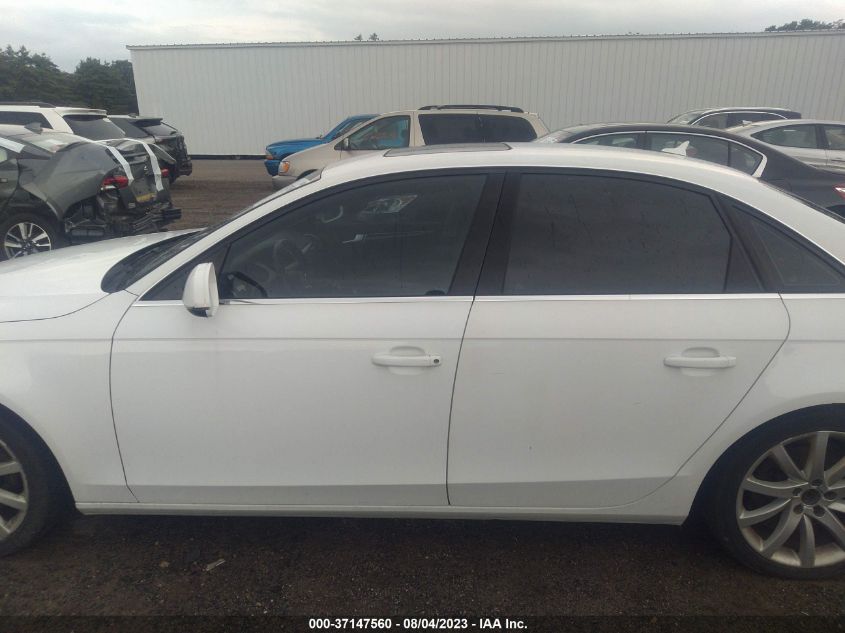 2013 AUDI A4 PREMIUM PLUS - WAUFFAFL2DN036908