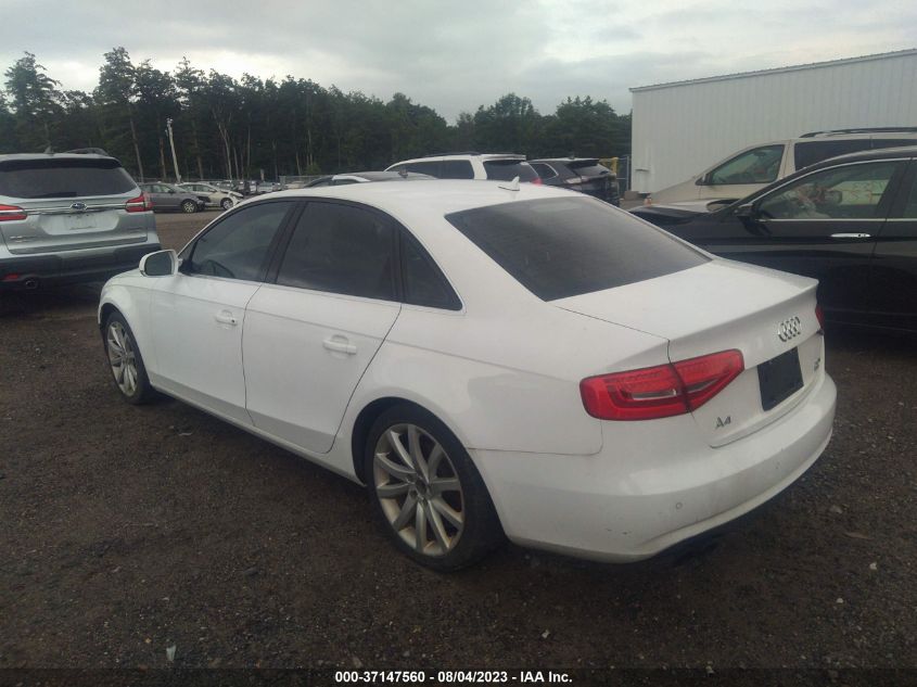 2013 AUDI A4 PREMIUM PLUS - WAUFFAFL2DN036908