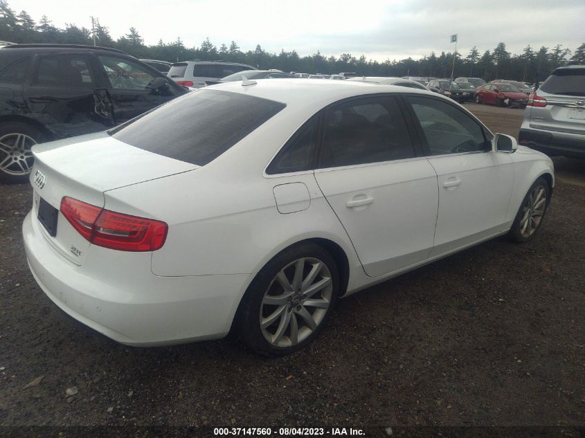 2013 AUDI A4 PREMIUM PLUS - WAUFFAFL2DN036908