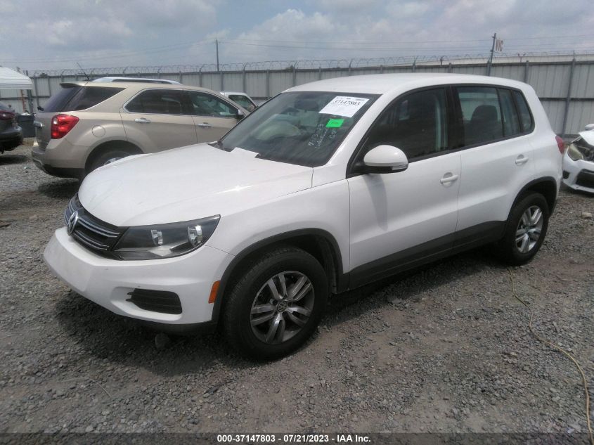 2013 VOLKSWAGEN TIGUAN S/SE/SEL - WVGAV3AX8DW585735