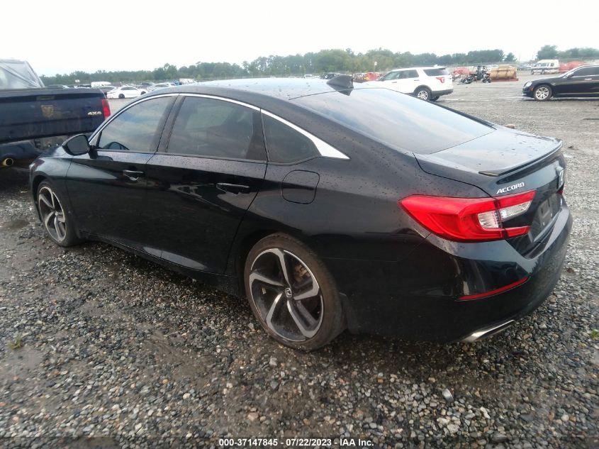 2021 HONDA ACCORD SEDAN SPORT - 1HGCV1F38MA016213