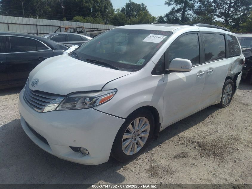 5TDYK3DC4GS716443 2016 TOYOTA SIENNA, photo no. 2