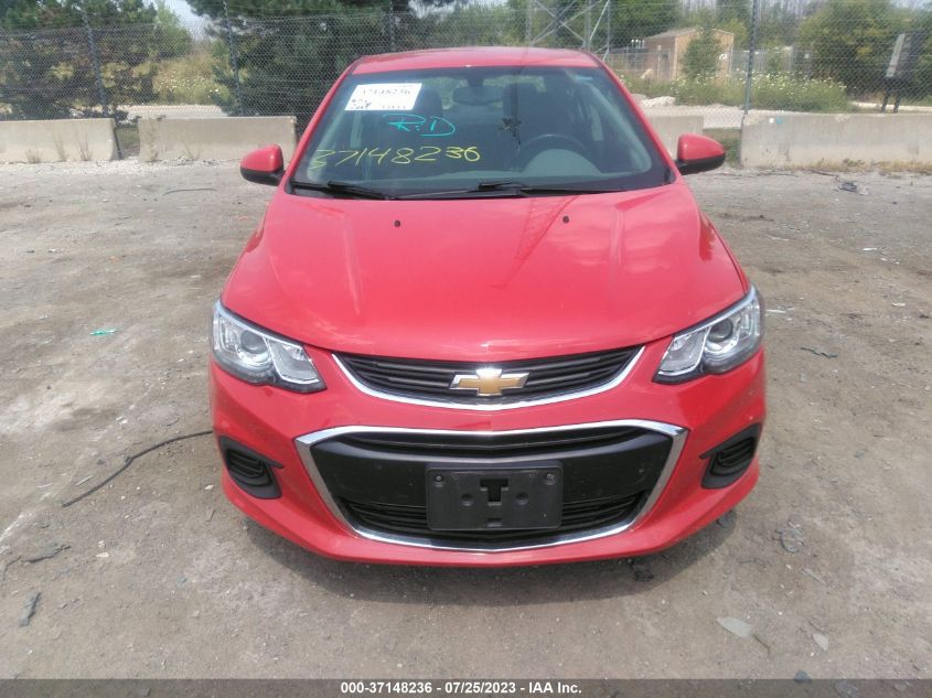 2019 CHEVROLET SONIC PREMIER - 1G1JF5SBXK4126904