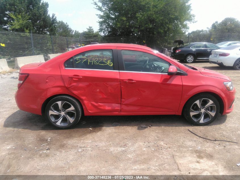 2019 CHEVROLET SONIC PREMIER - 1G1JF5SBXK4126904