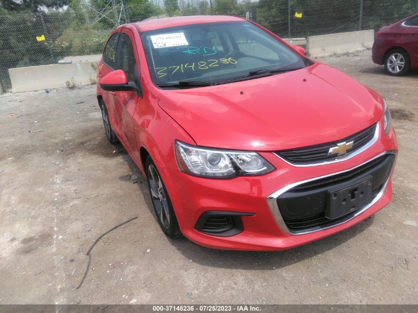2019 CHEVROLET SONIC PREMIER - 1G1JF5SBXK4126904