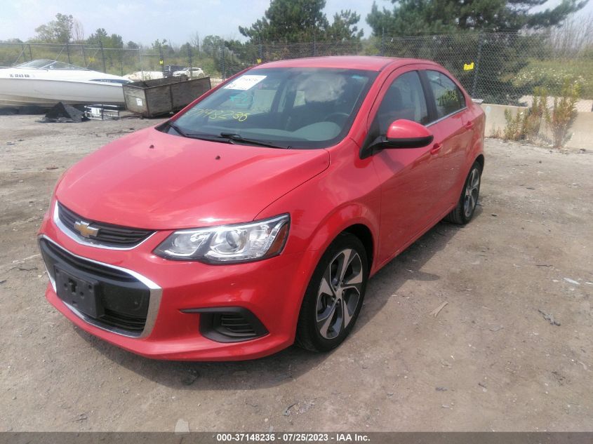 2019 CHEVROLET SONIC PREMIER - 1G1JF5SBXK4126904