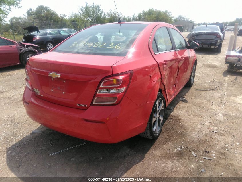 2019 CHEVROLET SONIC PREMIER - 1G1JF5SBXK4126904