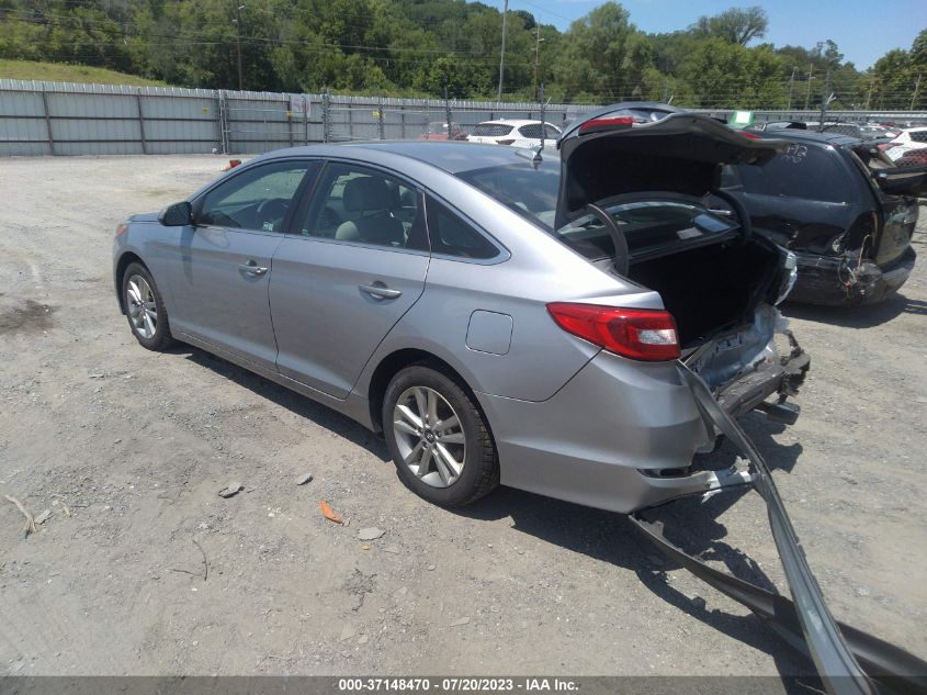 2015 HYUNDAI SONATA 2.4L SE - 5NPE24AF4FH007832