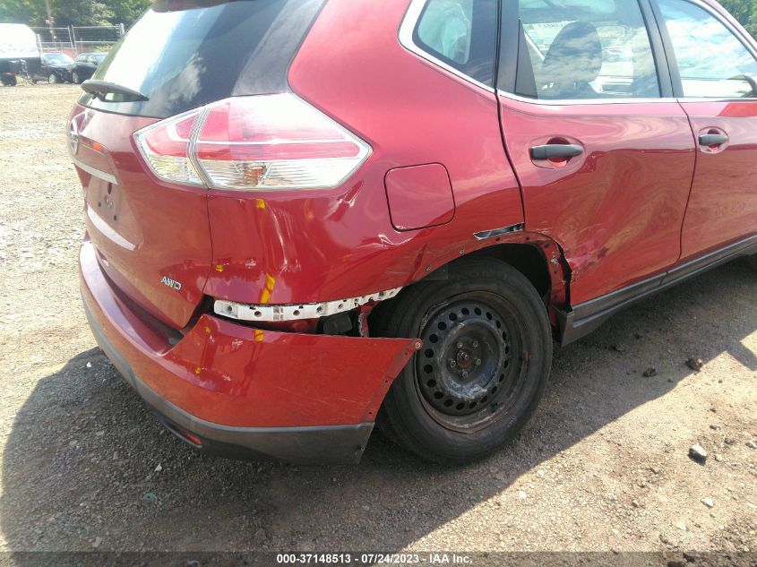 2016 NISSAN ROGUE S - KNMAT2MV3GP679924