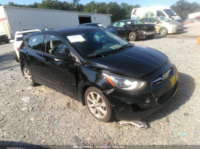 2013 HYUNDAI ACCENT GLS/SE - KMHCU5AE5DU091754