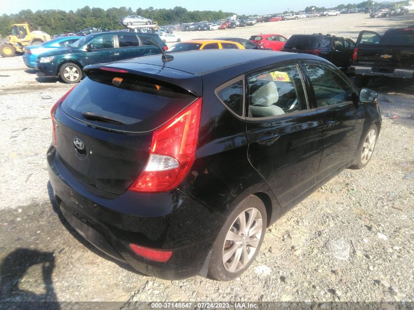 2013 HYUNDAI ACCENT GLS/SE - KMHCU5AE5DU091754