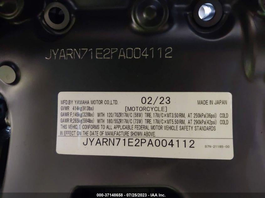 2023 YAMAHA MT09 - JYARN71E2PA004112
