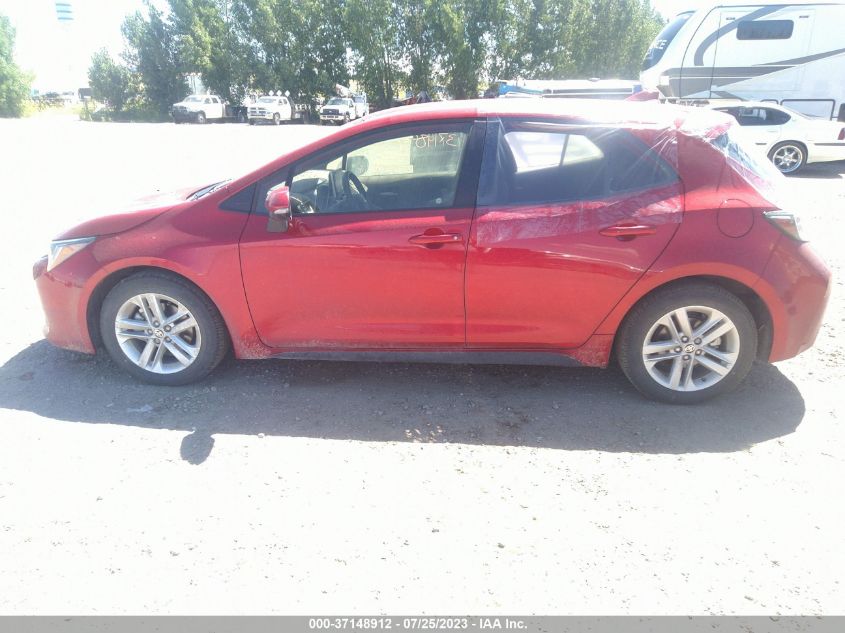 2022 TOYOTA COROLLA HATCHBACK SE/NIGHTSHADE/XSE JTND4MBEXN3190235