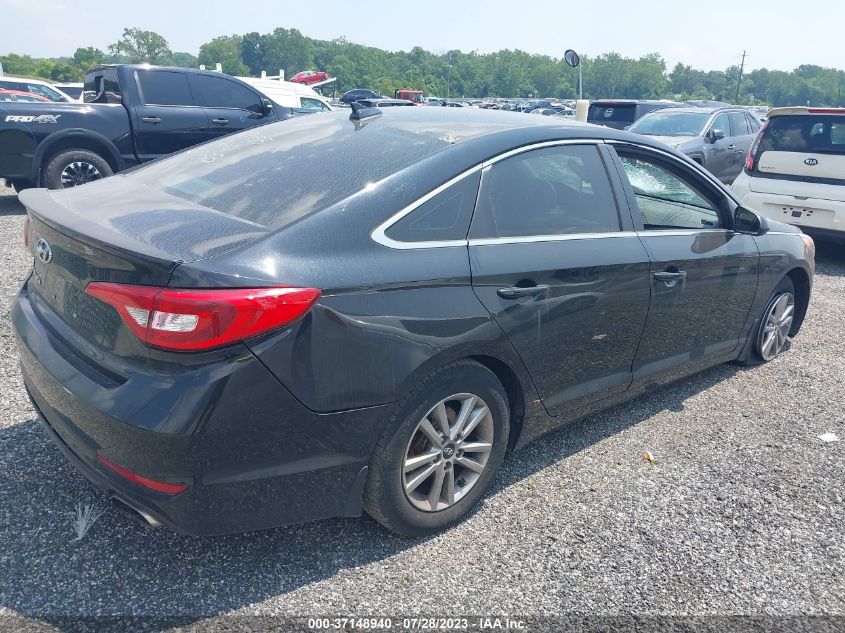 2015 HYUNDAI SONATA 2.4L SE - 5NPE24AF3FH204927