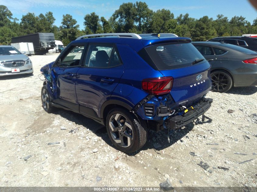 2023 HYUNDAI VENUE LIMITED - KMHRC8A37PU262358