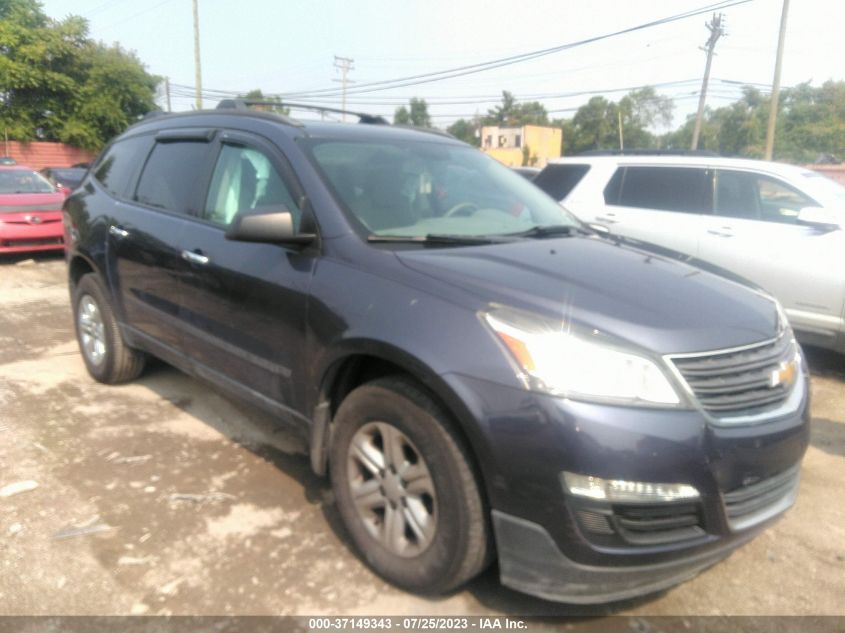 2013 CHEVROLET TRAVERSE LS - 1GNKRFKD9DJ257487