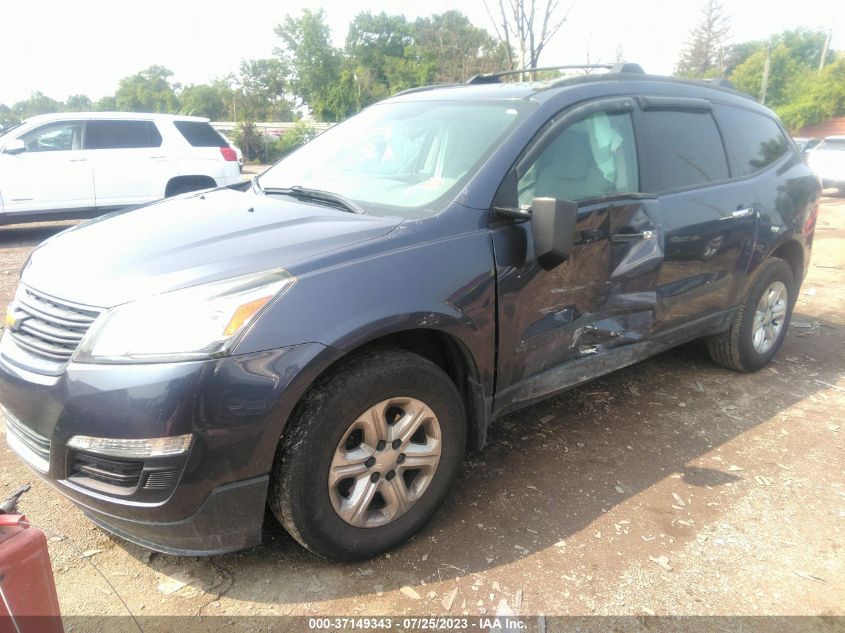 2013 CHEVROLET TRAVERSE LS - 1GNKRFKD9DJ257487