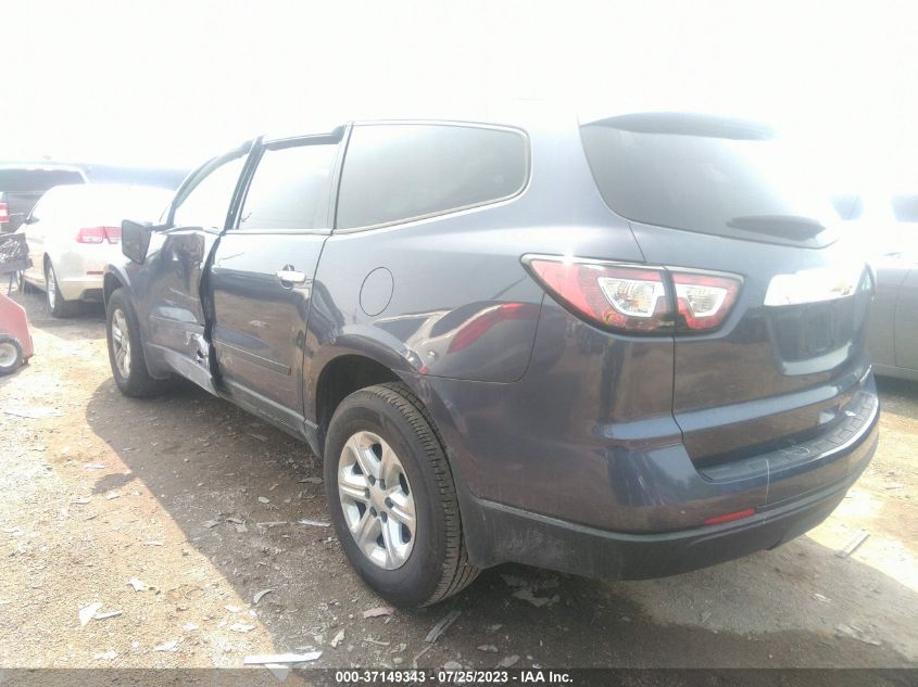 2013 CHEVROLET TRAVERSE LS - 1GNKRFKD9DJ257487