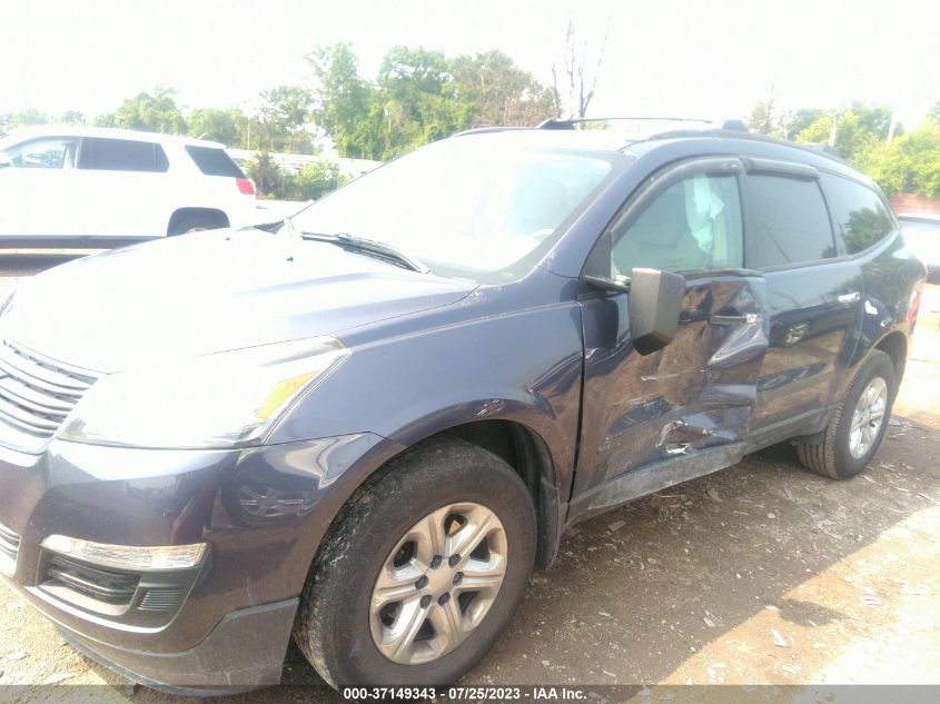 2013 CHEVROLET TRAVERSE LS - 1GNKRFKD9DJ257487