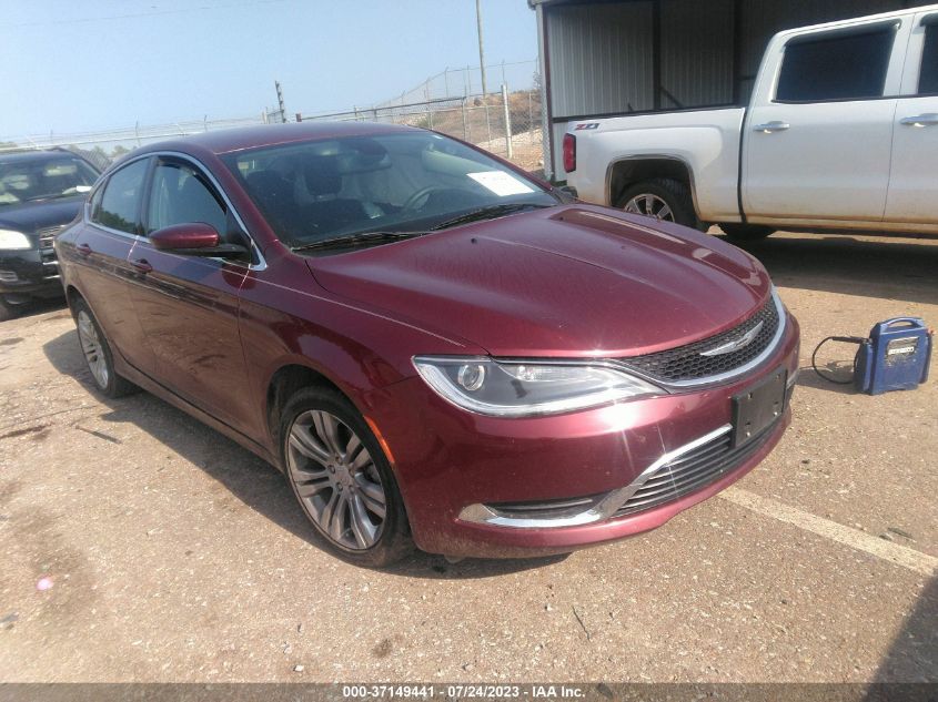 2015 CHRYSLER 200 LIMITED - 1C3CCCAB2FN548197