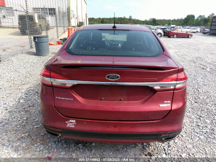 2017 FORD FUSION SE - 3FA6P0T99HR272046