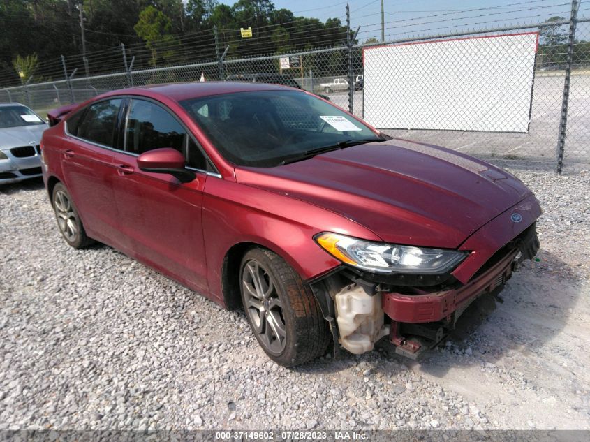 2017 FORD FUSION SE - 3FA6P0T99HR272046