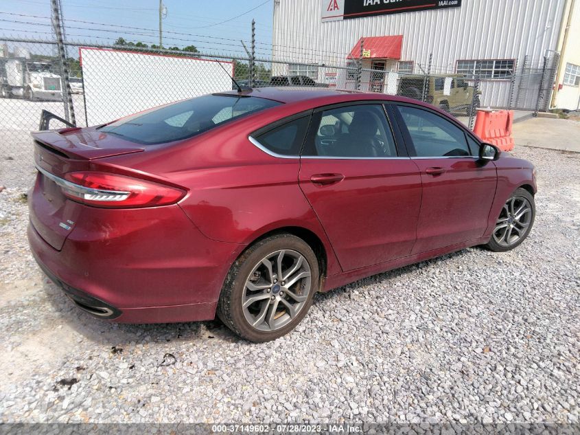 2017 FORD FUSION SE - 3FA6P0T99HR272046